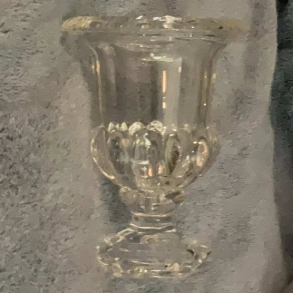 Clear Glass Decorative Piece